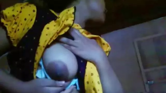 Young sister with chubby tits jerks off her younger brother's video sex douche pet