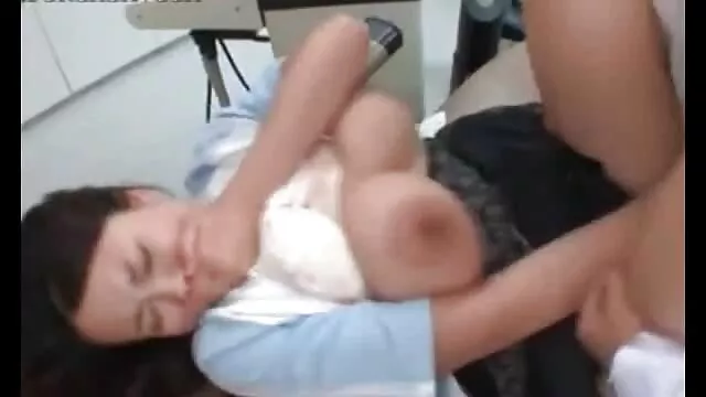 Watching porn was very aroused by porn in douche the boy's girlfriend